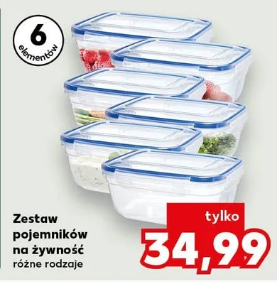Zestaw pojemników na żywnośc promocja w Kaufland