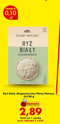 Ryż biały długoziarnisty Plony Natury promocja w Biedronka