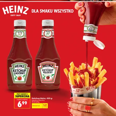 Ketchup pikantny Heinz promocja w Biedronka