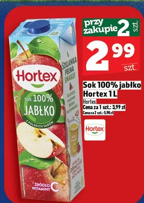 Sok jabłkowy promocja w TOPAZ