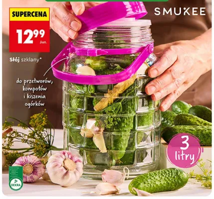 Słój szklany Smukee promocja w Biedronka
