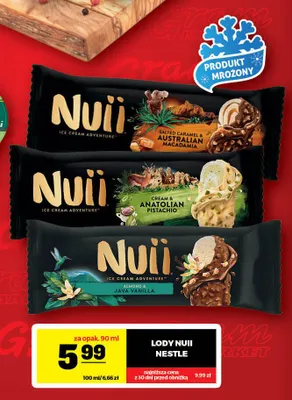 Lody Nuii Salted Caramel & Australian Macadamia promocja w Gram Market