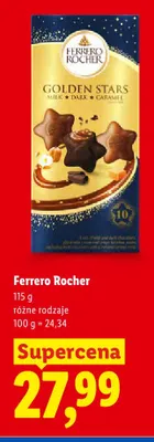 Praliny Ferrero Rocher Golden Stars promocja w Lidl