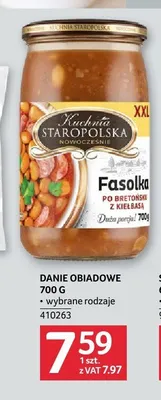 Danie obiadowe Kuchnia Staropolska promocja w Selgros