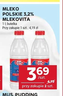 Mleko Polskie 3,2% Mlekovita promocja w Stokrotka