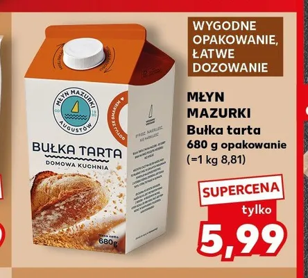 Bułka tarta Młyn Mazurki promocja w Kaufland