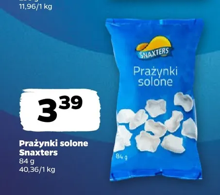 Prażynki solone Snaxters promocja w Netto