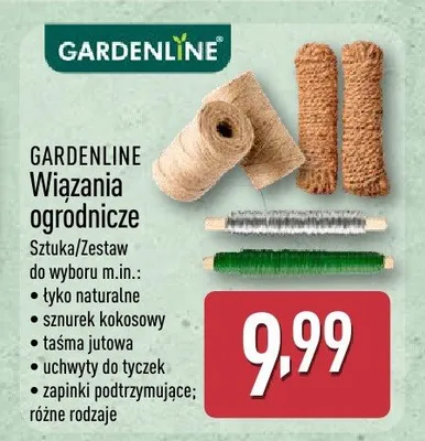 Wiązania ogrodnicze promocja w Aldi