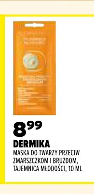 Maska do twarzy przeciw zmarszczkom i bruzdom Tajemnica Młodości Dermika promocja w Drogerie Natura