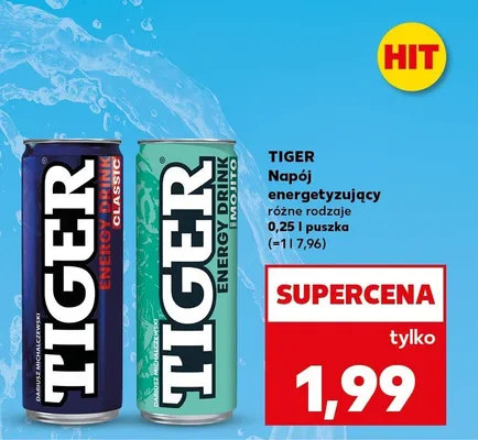 Napój energetyzujący Tiger Mojito promocja w Kaufland