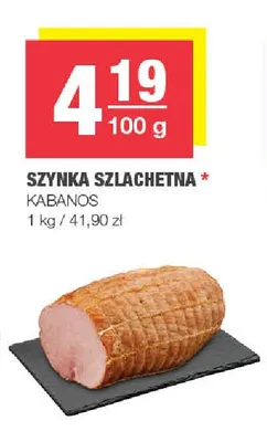 Szynka szlachetna Kabanos promocja w SPAR