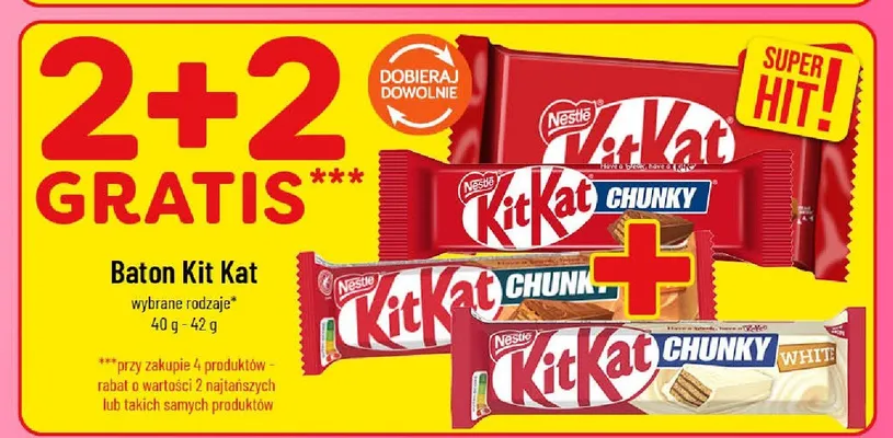 Baton Kit Kat Chunky promocja w POLOmarket
