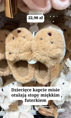 Kapcie dziecięce DIY Misie promocja w MR. DIY