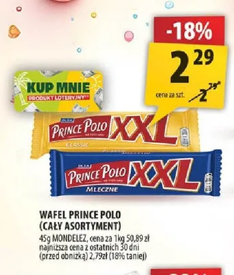 Wafel Prince Polo promocja w Arhelan