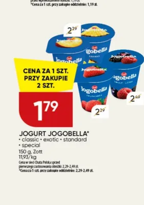 Jogurt owocowy Zott Jogobella ananasowy promocja w Chata Polska