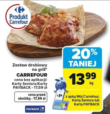 Zestaw drobiowy na grill promocja w Carrefour