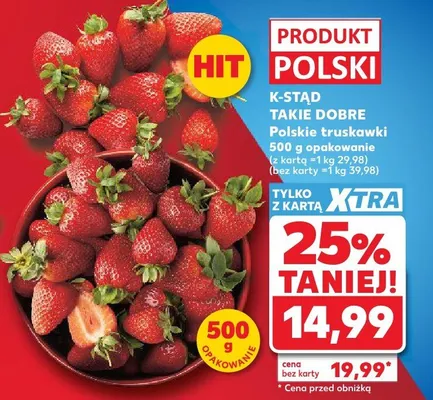Truskawki polskie K-Stąd takie Dobre promocja w Kaufland