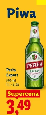 Piwo Perła Export promocja w Lidl