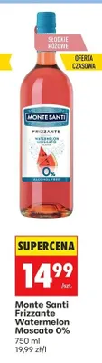 Wino Frizzante Watermelon Moscato 0% promocja w Biedronka