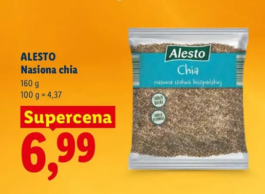 Nasiona chia promocja w Lidl