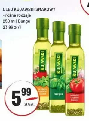 Olej Kujawski smakowy pomidor czosnek bazylia promocja w Sedal