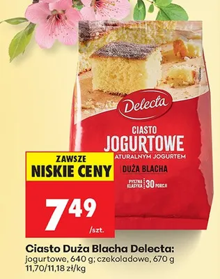 Ciasto jogurtowe duża blacha promocja w Biedronka