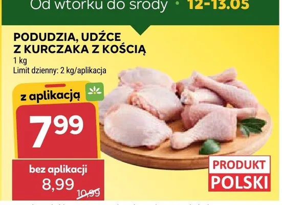 Podudzia udźce z kurczaka z kością promocja w Stokrotka