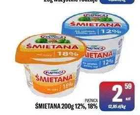 Śmietana 18% Piątnica promocja w Tomi Markt
