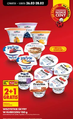 Jogurt Fruvita Skyr promocja w Biedronka