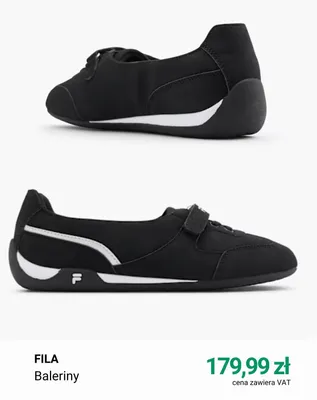 Baleriny Fila promocja w Deichmann