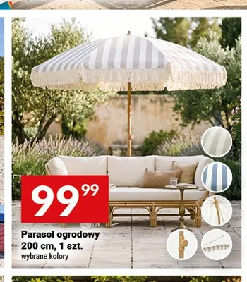 Parasol ogrodowy 200 cm promocja w Twój Market