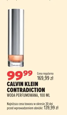 Woda perfumowana Calvin Klein Contradiction promocja w Drogerie Natura