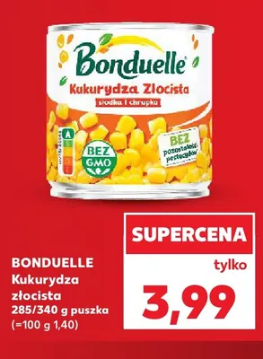 Kukurydza złocista Bonduelle promocja w Kaufland