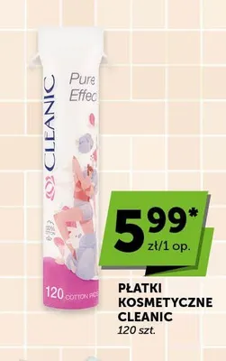 Płatki kosmetyczne CLEANIC promocja w ABC