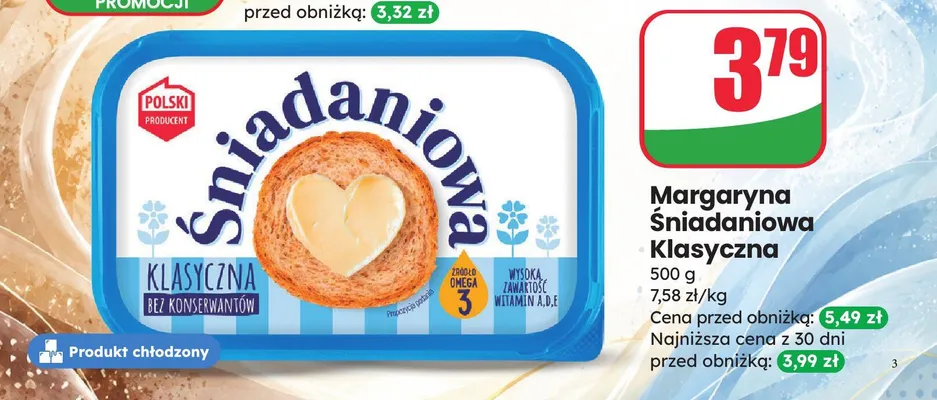 Margaryna Śniadaniowa Klasyczna promocja w Dino