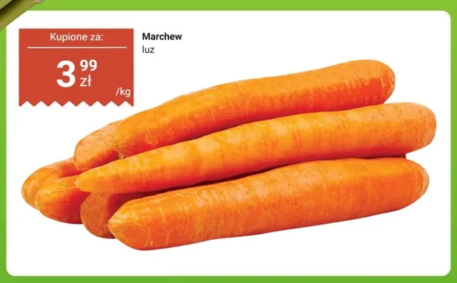 Marchew luz promocja w Biedronka