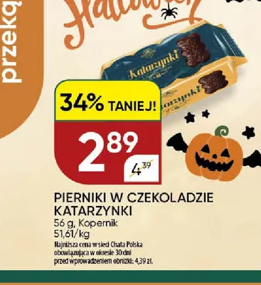 Pierniki w czekoladzie Katarzynki Kopernik promocja w Chata Polska