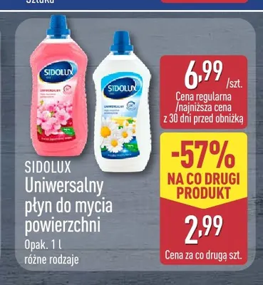 Uniwersalny płyn do mycia powierzchni Sidolux promocja w Aldi