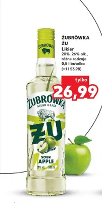 Likier Żubrówka ŻU 20%, 26% alk. promocja w Kaufland
