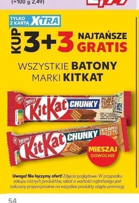 Batony marki KitKat promocja w Kaufland