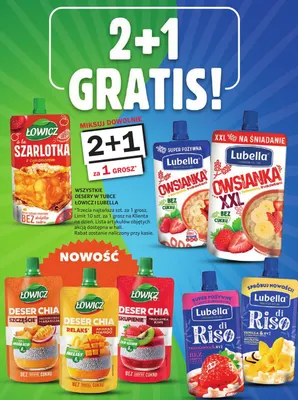 Deser chia Skupienie truskawka kiwi Łowicz promocja w Selgros