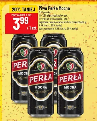 Piwo Perła Mocna promocja w POLOmarket