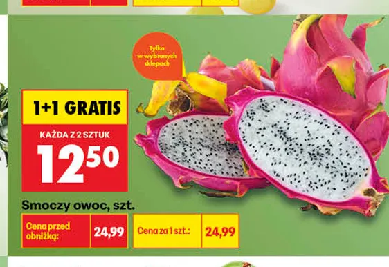 Smoczy owoc promocja w Biedronka