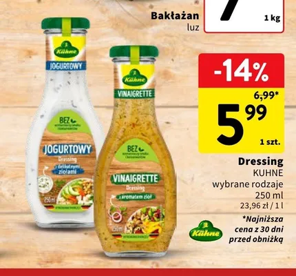 Dressing jogurtowy Kühne promocja w Intermarche