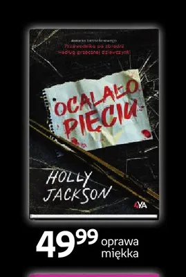 Książka Ocalało pięciu Holly Jackson promocja w Empik