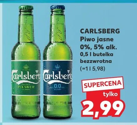 Piwo jasne Pilsner promocja w Kaufland