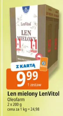Len mielony LenVitol Oleofarm promocja w Leclerc