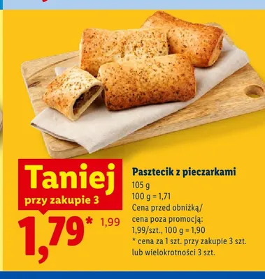 Pasztecik z pieczarkami promocja w Lidl