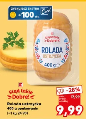 Rolada ustrzycka promocja w Kaufland