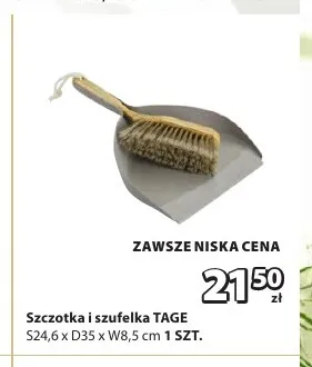 Szczotka i szufelka TAGE promocja w Jysk